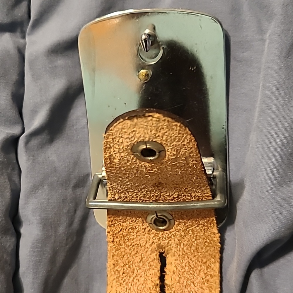 Wilson Western Leather Belt Size 32 - Picture 7 of 7